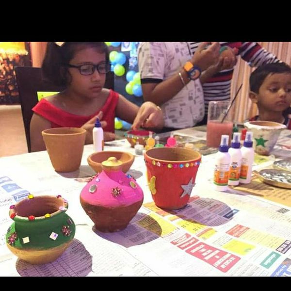 Pottery painting Pottery painting